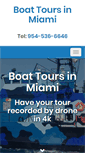 Mobile Screenshot of boattoursinmiami.com